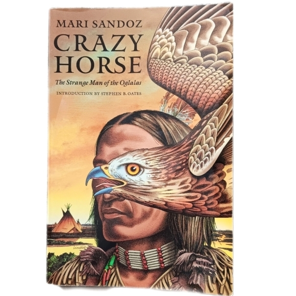 Crazy Horse, The Strange Man Of The Oglalas By Mari Sandoz Paperback Book - Picture 1 of 7